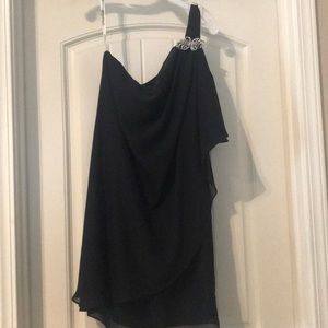 Black cocktail dress